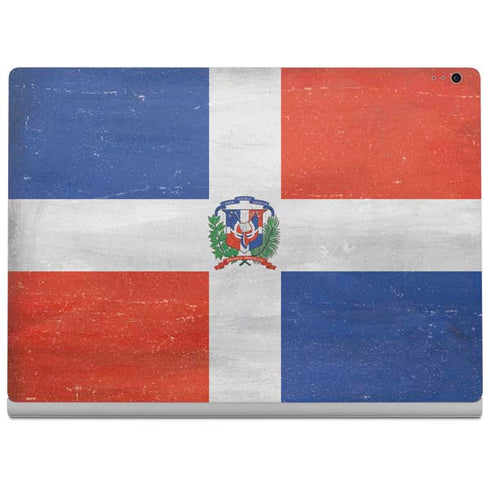 Dominican Republic Flag Distressed Surface Book 2 15in Skin